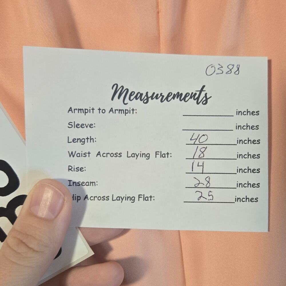 Alfred Dunner 18W Peach Pull On Pants/Trousers [0388] - Picture 5 of 8